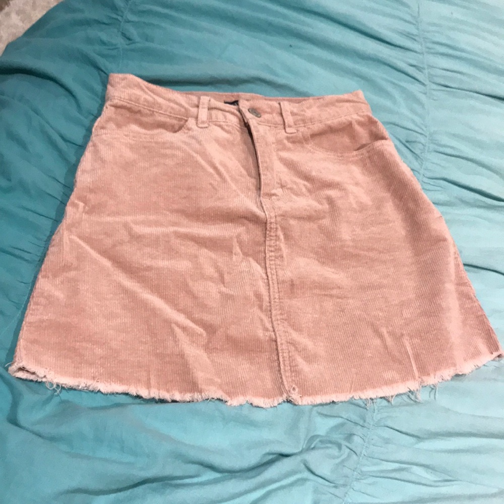 Brandy pink corduroy skirt